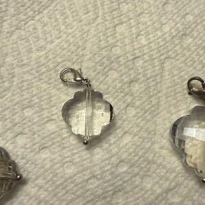 Origami Owl clear Dangle Smaller